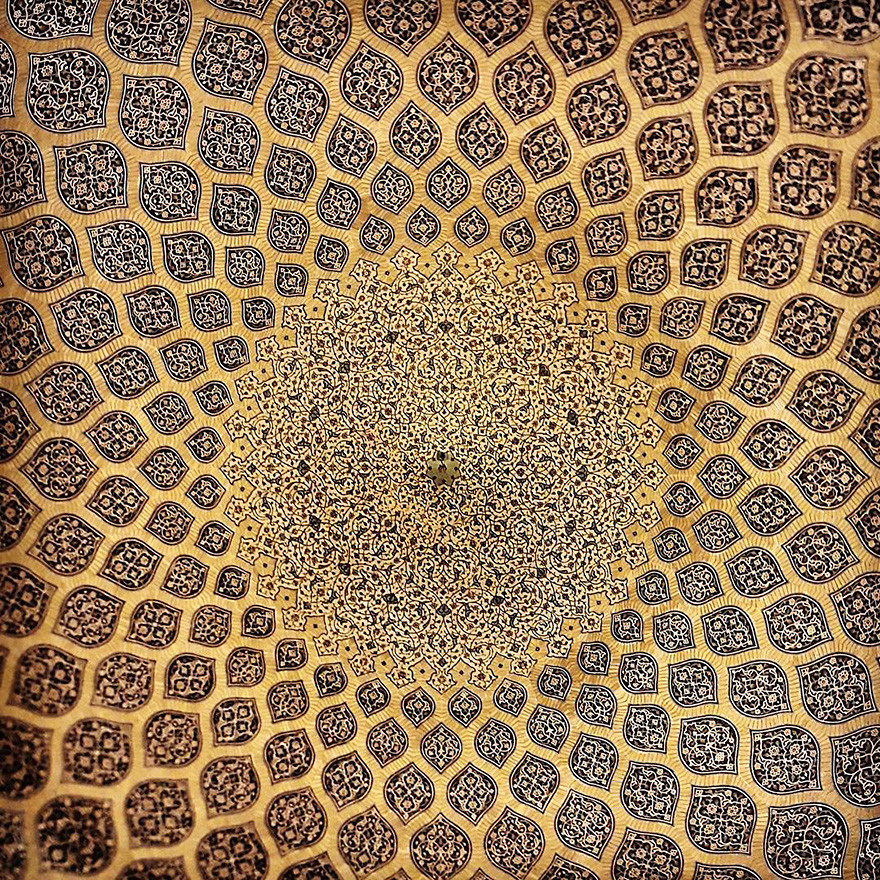 جمال وروعة أسقف المساجد في ایران‎‎